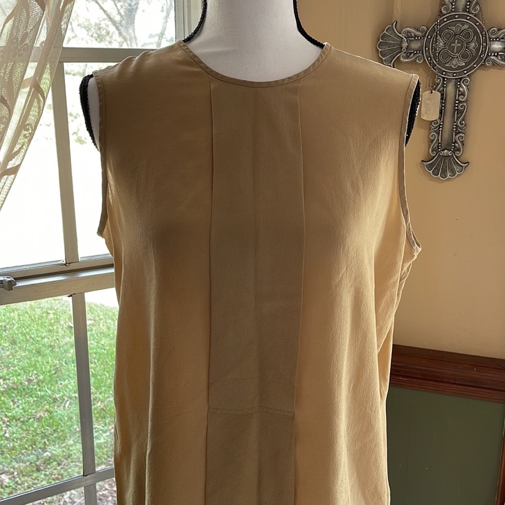 Rena Rowan for Saville Sleeveless Blouse 100% Silk